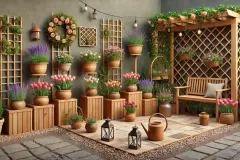 Wooden-Flower-Bed-and-Garden-Corner-Ideas-10