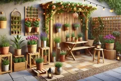 Wooden-Flower-Bed-and-Garden-Corner-Ideas-7